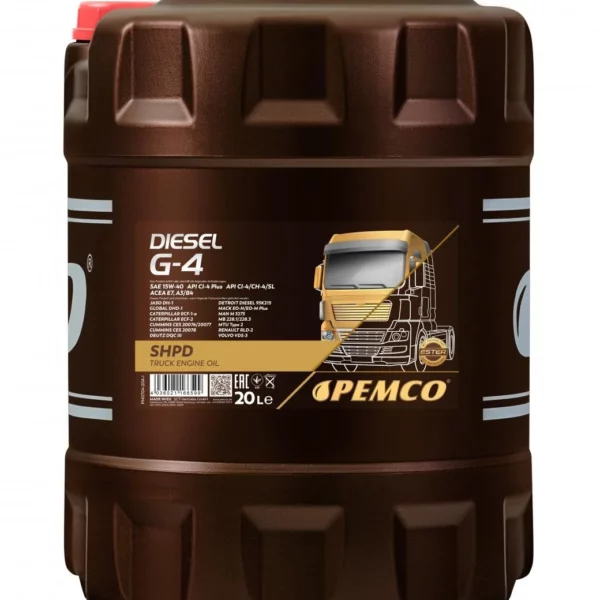 PEMCO 15W40 Diesel G-4 20L