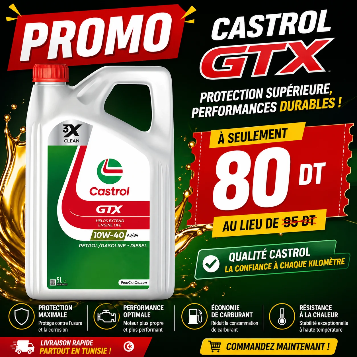 CASTROL 10W40